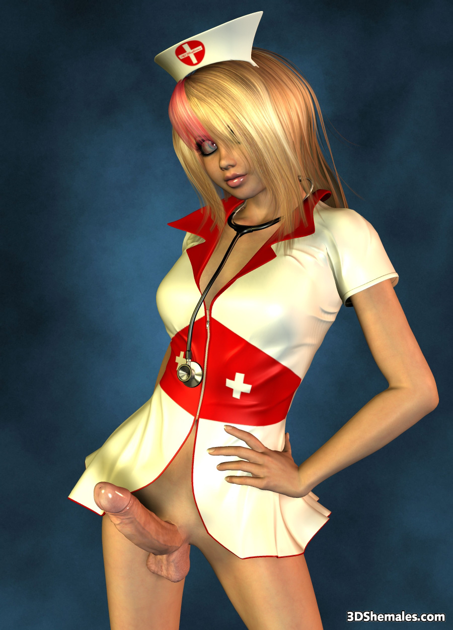 3d Shemale Hardon - 3D Shemale Nurse - ShemaleTubeVideos