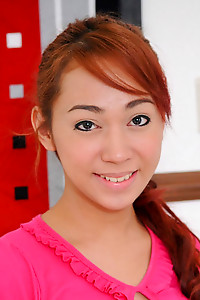 Cute teen ladyboy with a sweet smile