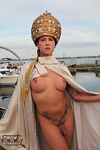 Naked holy hotness Danni spreads on boat