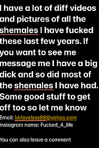 Shemales I fuck