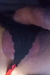 Cross dress and striking the cock