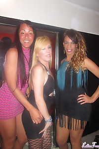 Nikki with her hot Brazilian friends