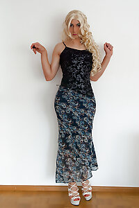 LoliTv aka Lucienne home in sexy dresses