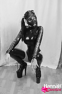 If you like Goth Trannies you will love these photos of TS Hannah Sweden