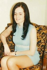 A young TS in BLUE mini dress