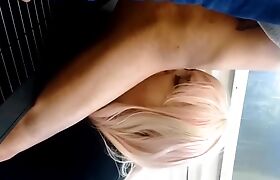 Stunning shemale with big dick blows her lover