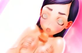 3D hentai shemale hot fucking in the class