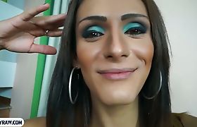 Tasty shemale from Brazil gives and receives anal pounding
