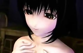3D Futanari Cums In Teen Ass