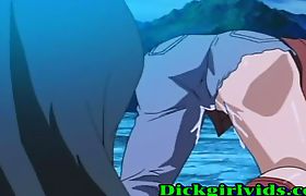 Big busty anime shemale hot jerked and banged