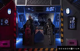Horny Trans Astronaut Bangs Cheating Hunk GenderXFilms