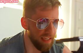Yoga redhead Tranny MILF fucked in her bigass after