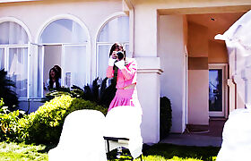 My bestie fuck my ass n photographer on my marriage