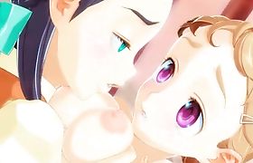 3D animated hentai shemale titty licked and hot fucked
