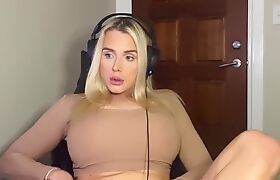 Juicy Trans Teasing Her Big Cock