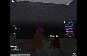 Follando a mi amiga en roblox