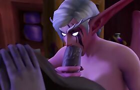 World of Warcraft Night among Friends futa x Fem itsmor