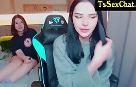 Two tgirls webcam shows